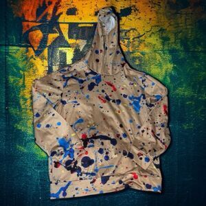 🍭 SHEIN Hoodie Paint Splatter Print - Size 10Y Boy's Streetwear